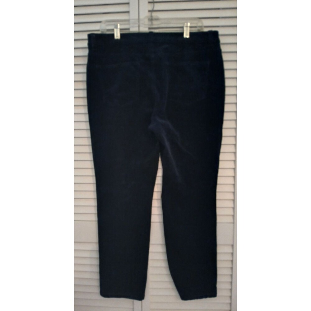Talbots Corduroy Pants Simply Flattering Collection Women's 14P Navy Blue - Picture 2 of 8